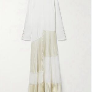 STYLEWE White and Cream Long Sleeve Dress